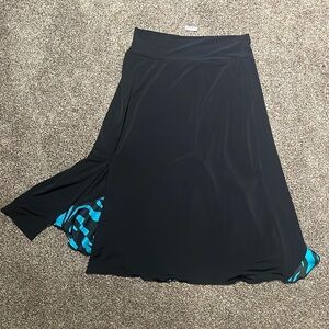 Large fun and flirty skirt. stretchy material.